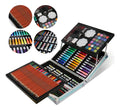 Set Kit Creativo Arte Dibujo Maleta Metálica X 208 Piezas diseño color variado