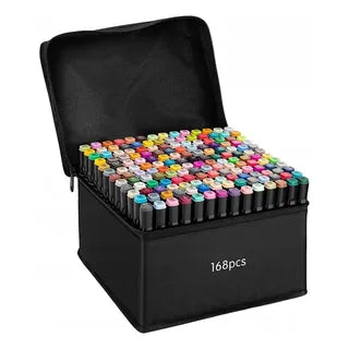 SET DE MARCADORES TOUCH 168 PCS