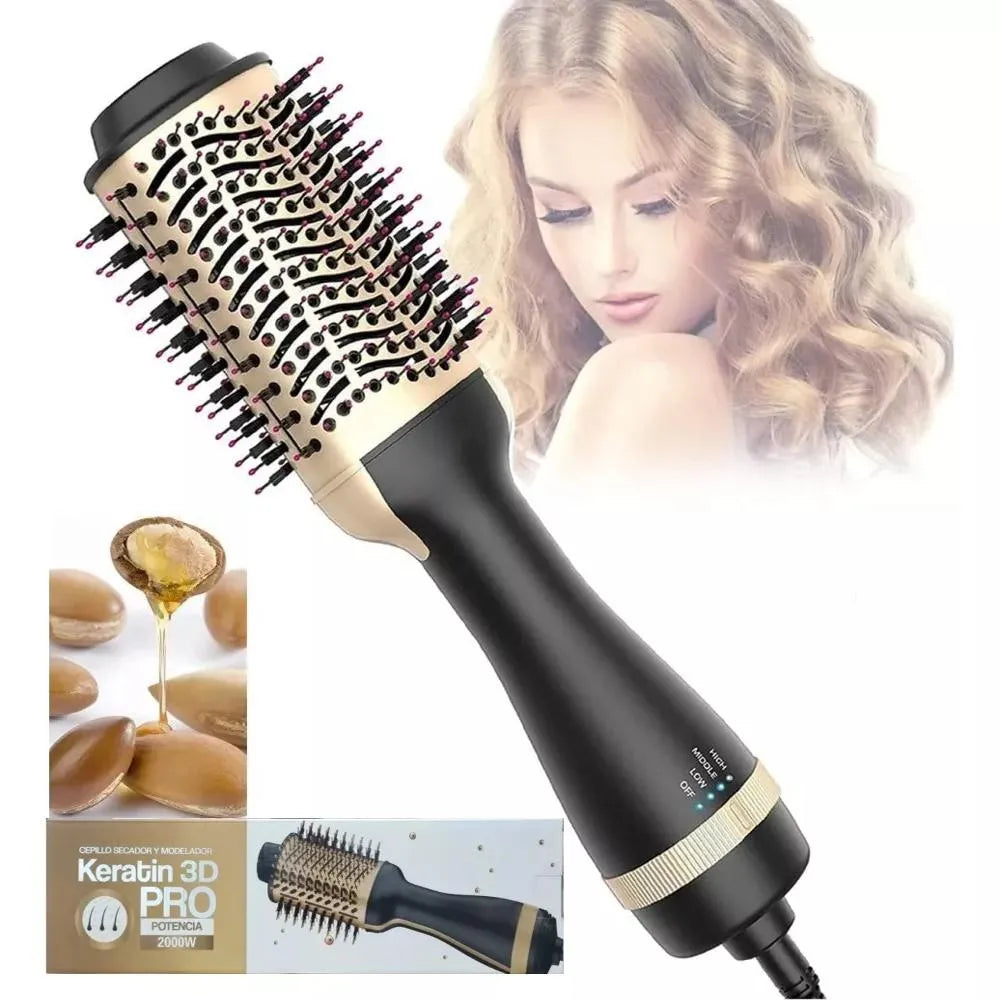 Cepillo Secador Keratina 3d Therapy Infusión 2000w
