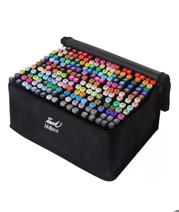 SET DE MARCADORES TOUCH 168 PCS